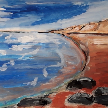 Strand Farbperspektive Ute Zander